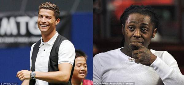 Cristiano Ronaldo vào công ty quản lý của rapper Lil Wayne 