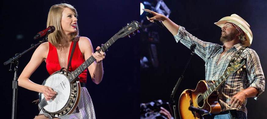 Toby Keith, Taylor Swift là ngôi sao nhạc đồng quê giàu nhất 2014