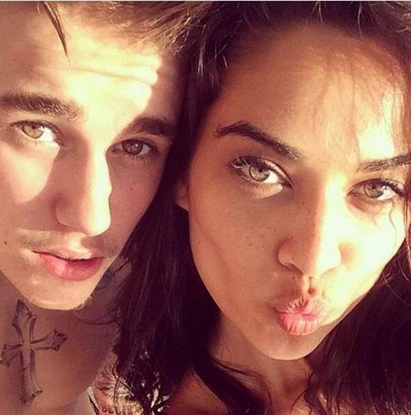 Justin Bieber phởn phơ bên “thiên thần” sau khi ăn đấm hụt