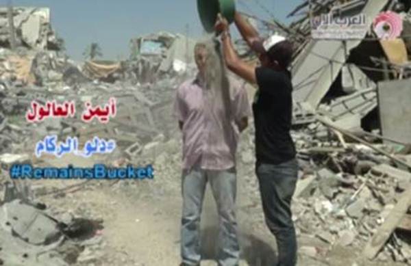 Ice Bucket Challenge kiểu mới ở Gaza