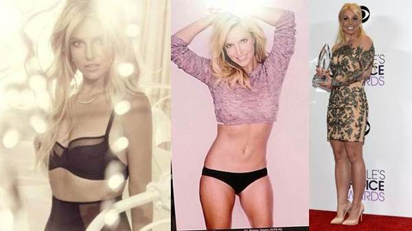 Britney Spears khoe ảnh eo thon bụng chắc đập tin photoshop quá đà