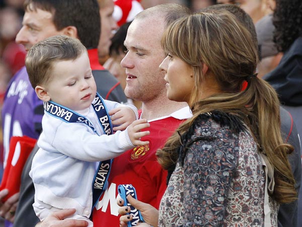 Cô luôn là hậu phương vững chắc cho Wayne Rooney - Ảnh: Reuters