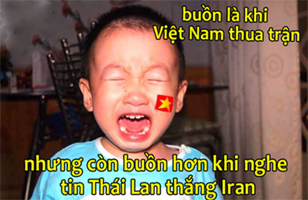 Ảnh chế U.19 Việt Nam thua Hàn Quốc