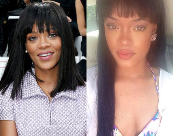 Cô gái đổi đời nhờ giống Rihanna