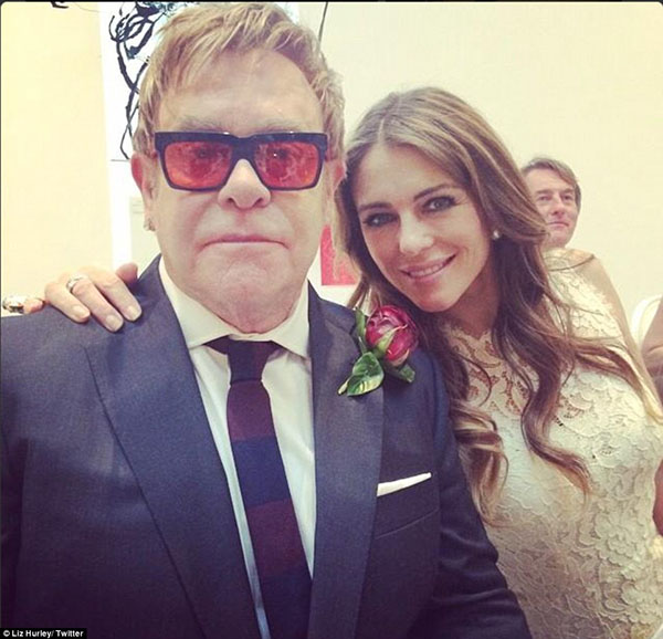 Dàn sao khủng chung vui đám cưới Elton John