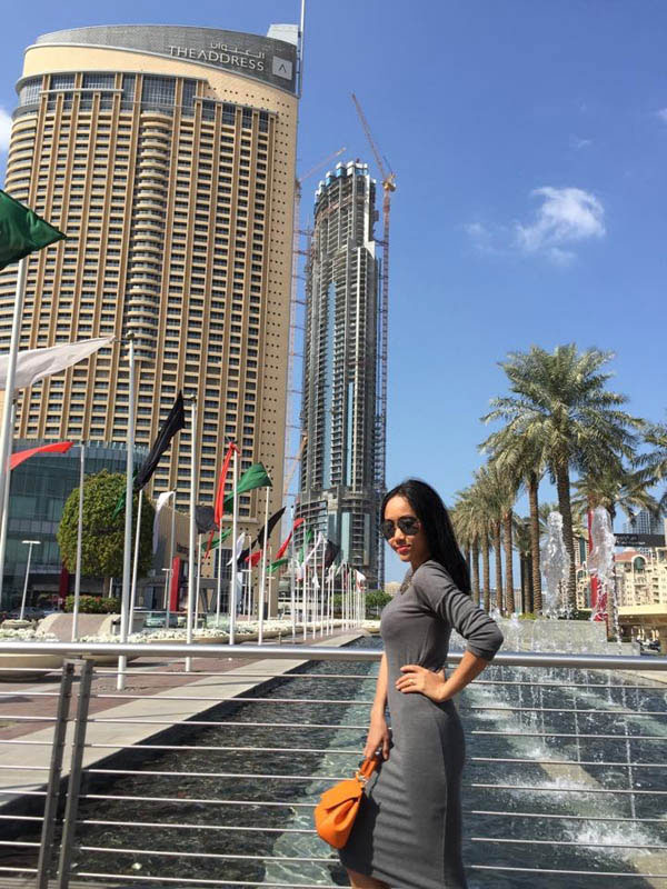 Vợ chồng Đoan Trang trốn con gái ‘trăng mật muộn’ ở Dubai 4