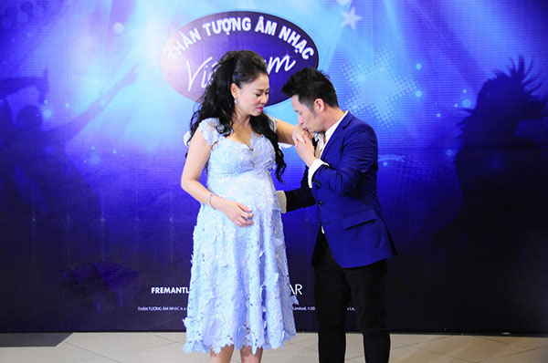 Vietnam Idol: Thu Minh khệ nệ bụng bầu cười tít mắt vì được Bằng Kiều, Thanh Bùi chăm sóc 5