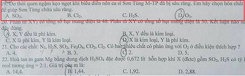 Thầy Hiệu trưởng nói về đề thi ‘Ca sĩ Sơn Tùng-MTP ngậm kẹo bị sâu răng’ 2