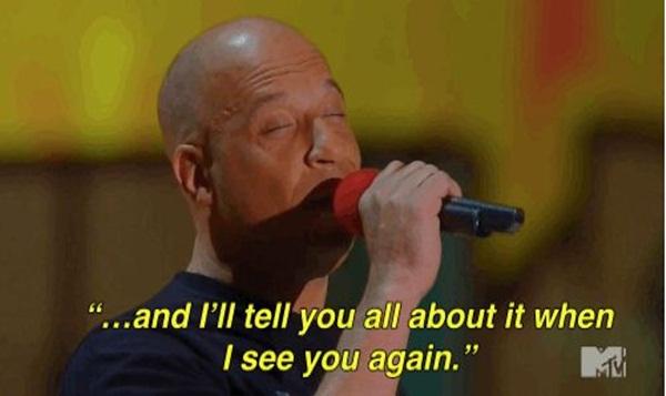 Vin Diesel hát See You Again - Ảnh: Chụp màn hình