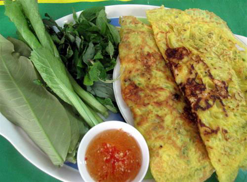 Bánh xèo thịt chuột 