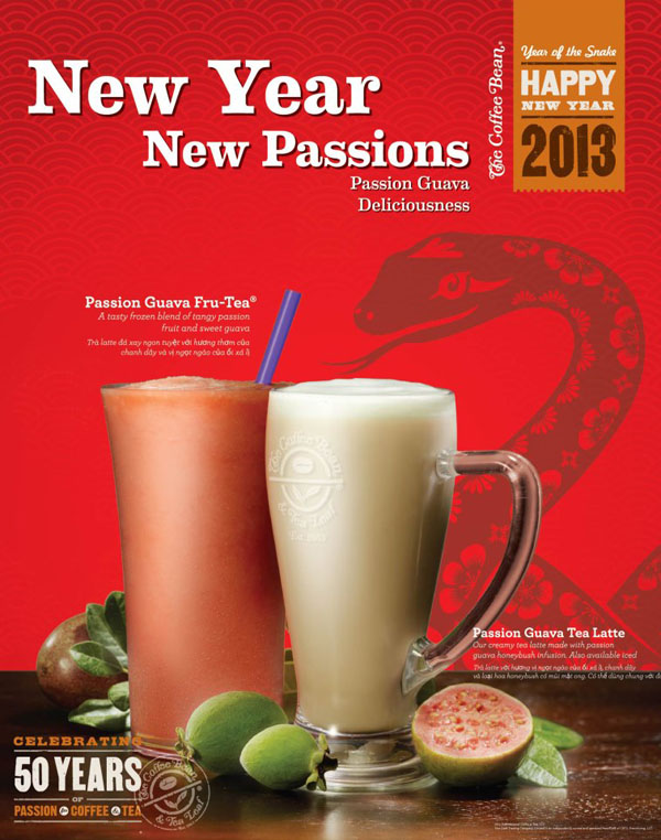 New Year - New Passion: Mừng Năm Mới với 2 sản phẩm đá xay tuyệt ngon từ The Coffee Bean & Tea Leaf 2