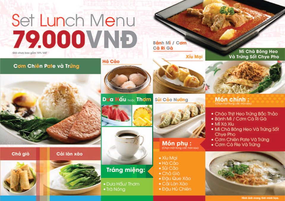 Xin Wang Hong Kong Café giới thiệu set lunch hấp dẫn giá chỉ 79.000đ 2