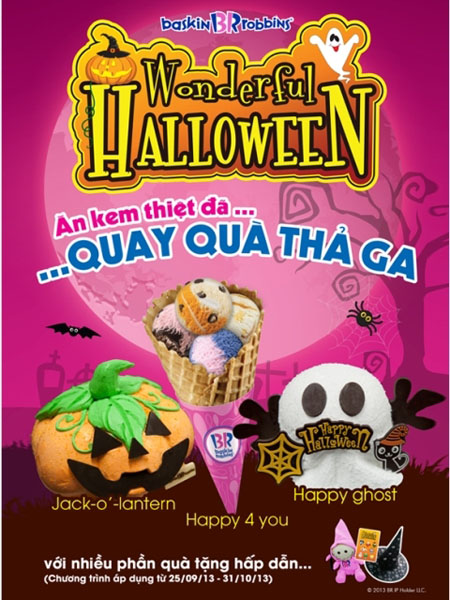 Ăn kem thiệt đã - quay quả thả ga đón Halloween tại chuỗi kem Baskin Robbins 1