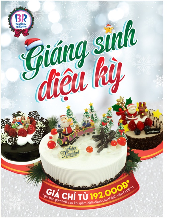 Giáng Sinh diệu kỳ tại Baskin Robbins 1