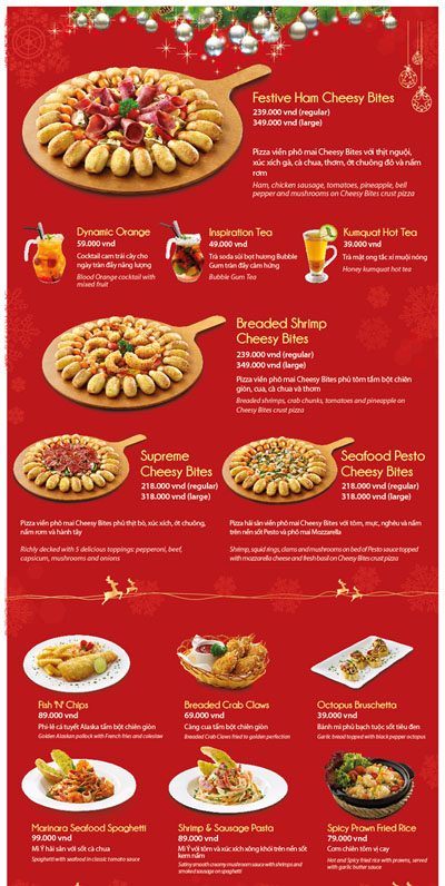 Đón Giáng Sinh tại Pizza Hut với Cheesy Bites 4