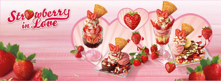 Ngọt ngào kem dâu tình yêu ngày Valentine tại Swensen's 1