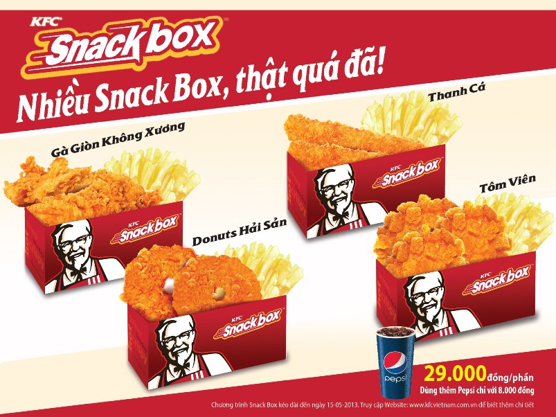 Snack box hoàn toàn mới tại KFC chỉ với 29.000đ 1