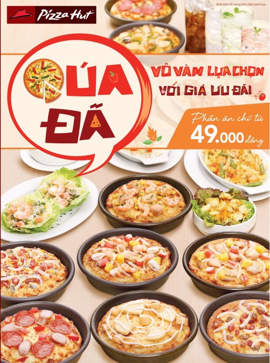 Thực đơn Quá Đã hoàn toàn mới tại Pizza Hut 1