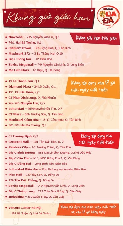 Thực đơn Qu&aacute; Đ&atilde; ho&agrave;n to&agrave;n mới tại Pizza Hut 5