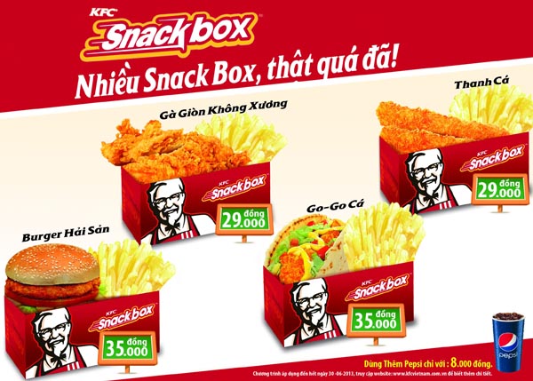 "Nhiều Snack Box - thật quá đã": Phần ăn hấp dẫn chỉ 29.000đ tại KFC  1