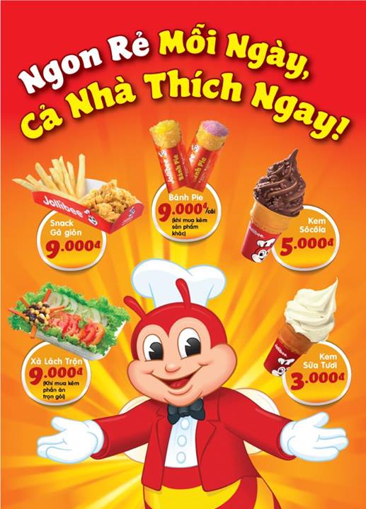 Jollibee ra mắt menu "Ngon rẻ mỗi ng&agrave;y - Cả nh&agrave; th&iacute;ch ngay" chỉ từ 3.000đ đến 9.000đ 1