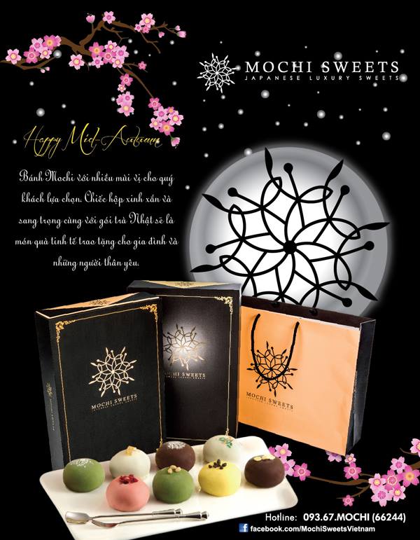 Bánh Mochi Sweets cho mùa trăng rằm 2