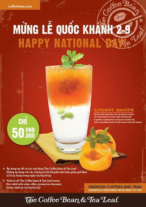 Mừng Lễ Quốc khánh với món mới Mojoto Đào tại Coffee Bean & Tea Leaf 1