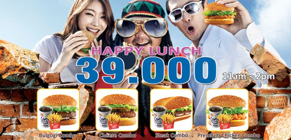 Time 4Lunch Speicials: Phần ăn trưa chỉ 39.000đ tại Lotteria 1