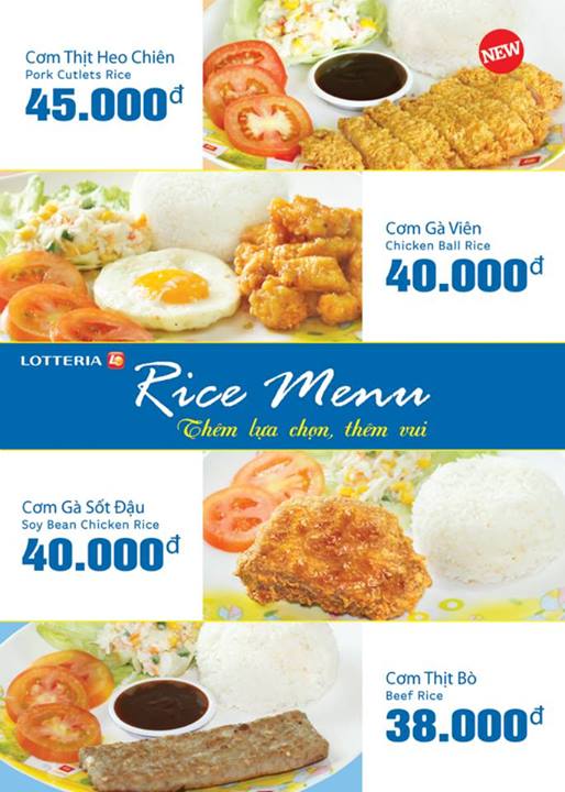 Lotteria ra mắt menu cơm hấp dẫn chỉ từ 38.000đ 1