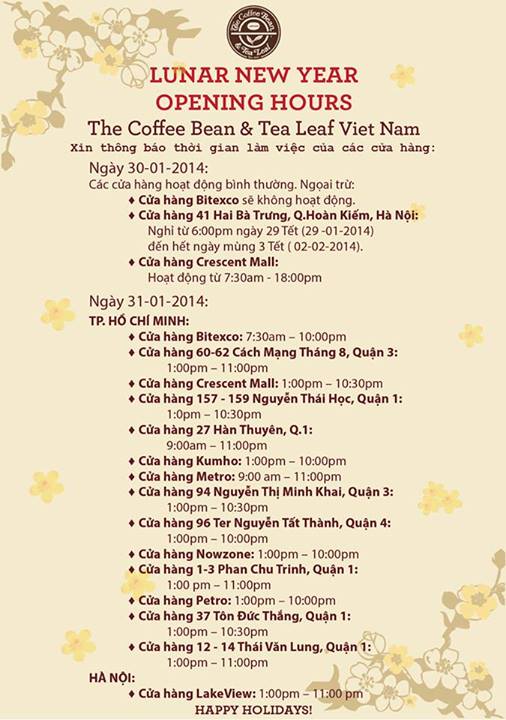 Chào đón Xuân Giáp Ngọ với thức uống mới Toffee Nut tại The Coffee Bean & Tea Leaf 3