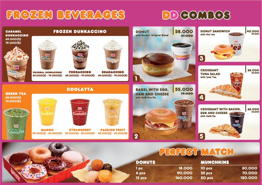 Thưởng thức Dunkin', Rinh ngay lì xì: Bốc thăm trúng thưởng 100% tại Dunkin' Donuts 5