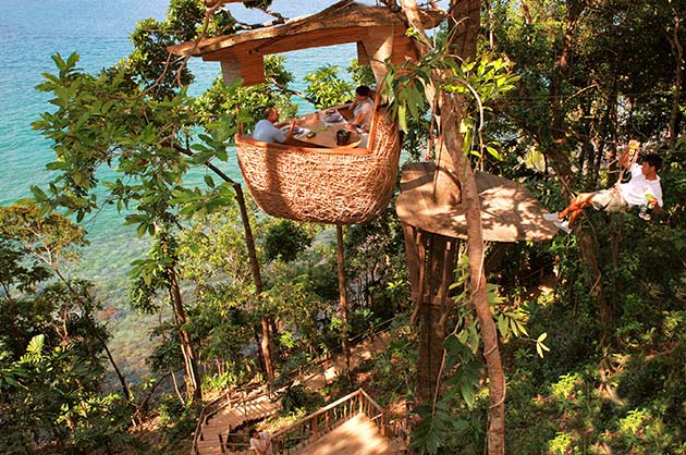 Nhà hàng lửng lơ trên cây tuyệt đẹp ở Thái Lan 6