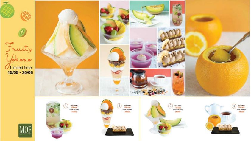 Tháng Fruity Yokoso: Nhiều phần Combo hấp dẫn giá ưu đãi chỉ dành riêng trong tháng chủ đề trái cây đặc biệt tại MOF 1