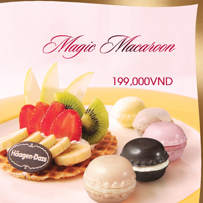 Mùa hè ngọt ngào tại Haagen-Dazs với bánh macaroon kem lạnh và Afternoon Tea 2