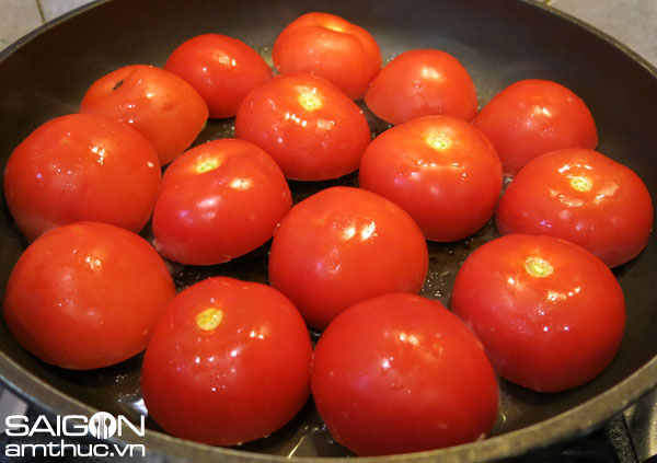 Cà chua nhồi thịt đơn giản cho bữa cơm ngon 9