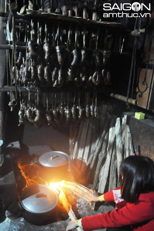 Thịt heo hun khói treo gác bếp - đặc sản của vùng cao Hà Giang 5