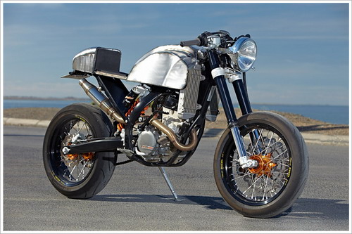 Engineered to Slide's '08 KTM 250 Café