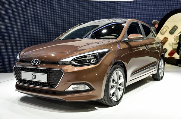 Mẫu xe nhỏ Hyundai i20 thế hệ mới cũng tạo được ấn tượng mạnh với khách tham