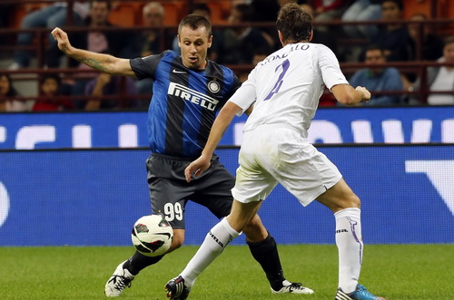 Tiền đạo Antonio Cassano của Inter Milan