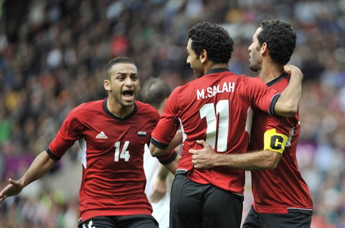 Tuyển Olympic Ai Cập thắng Olympic Belarus 3-1