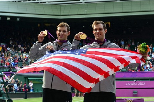Anh em nhà Bryan giành huy chương vàng đôi nam quần vợt tại Olympic 2012