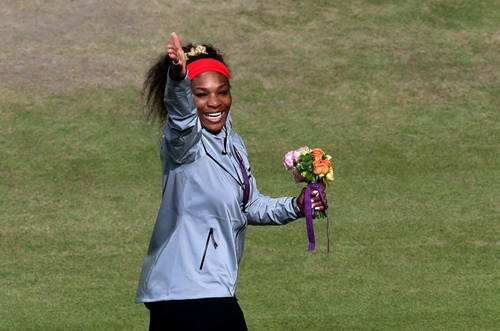 Serena Williams giành huy chương vàng đơn nữ quần vợt tại Olympic 2012