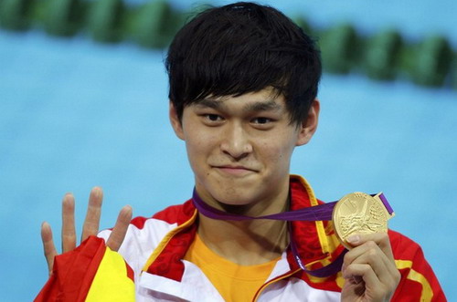 Sun Yang giành 2 huy chương vàng Olympic 2012