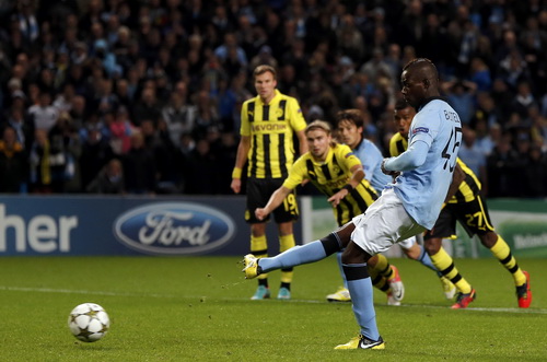 Man City hòa Dortmund 1-1 tại Champions League