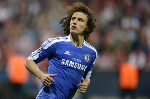 Trung vệ David Luiz của Chelsea