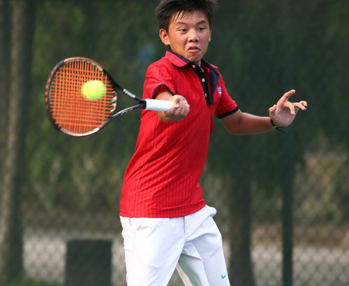 Hoàng Nam vào tuyển quần vợt trẻ châu Á