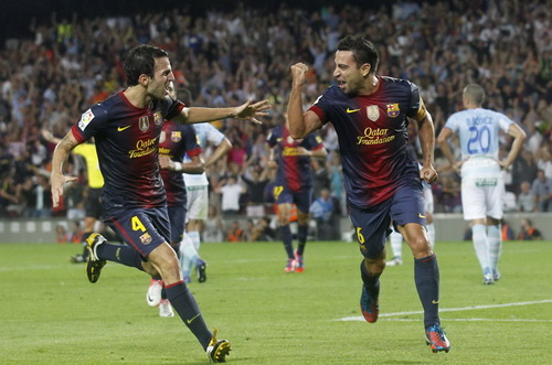 Xavi ghi bàn giúp Barcelona đánh bại Granada
