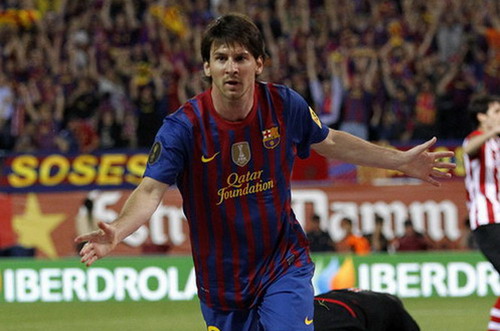 Tiền đạo Lionel Messi của Barcelona