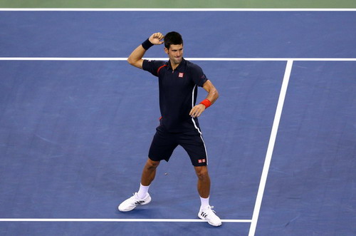 Novak Djokovic đánh bại Juan Martin Del Potro tại tứ kết giải Mỹ mở rộng 2012