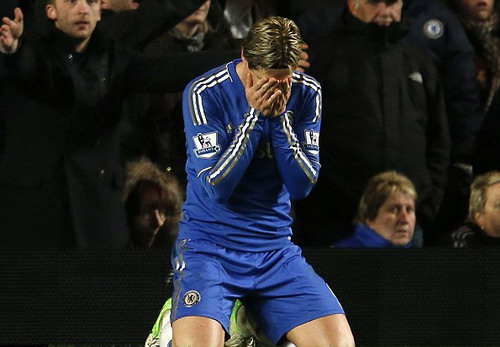 Tiền đạo Fernando Torres của Chelsea